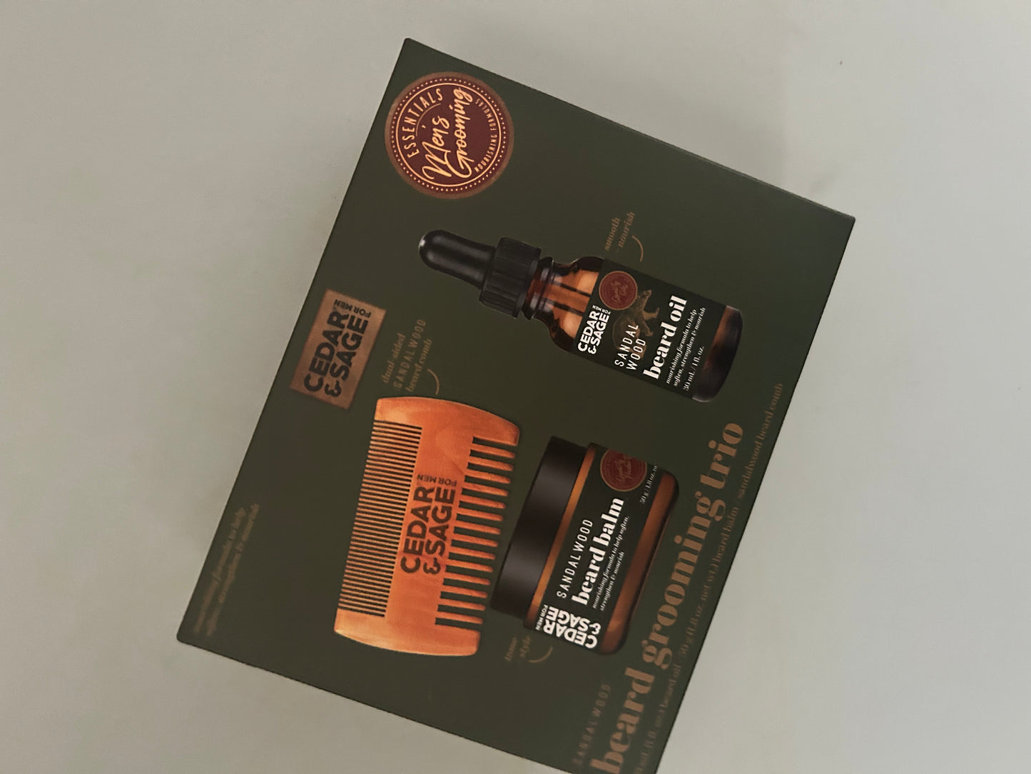 Cedar & Sage for Him Men’s Grooming Kit