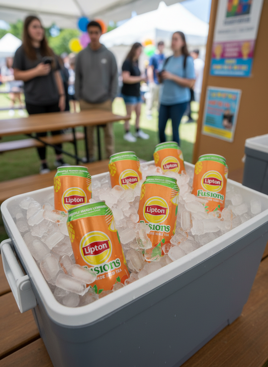 Vibrant Lipton Flavored Ice Teas