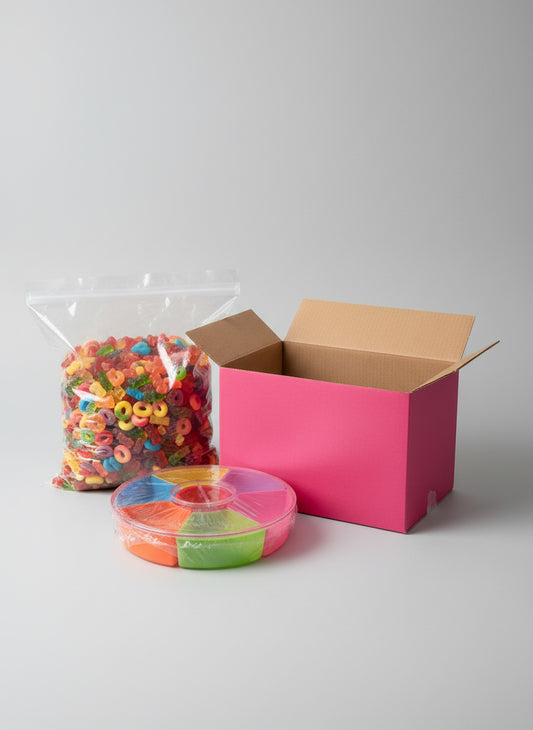 Nikki’s Gummy Colorful Trays 7 Removable Sections