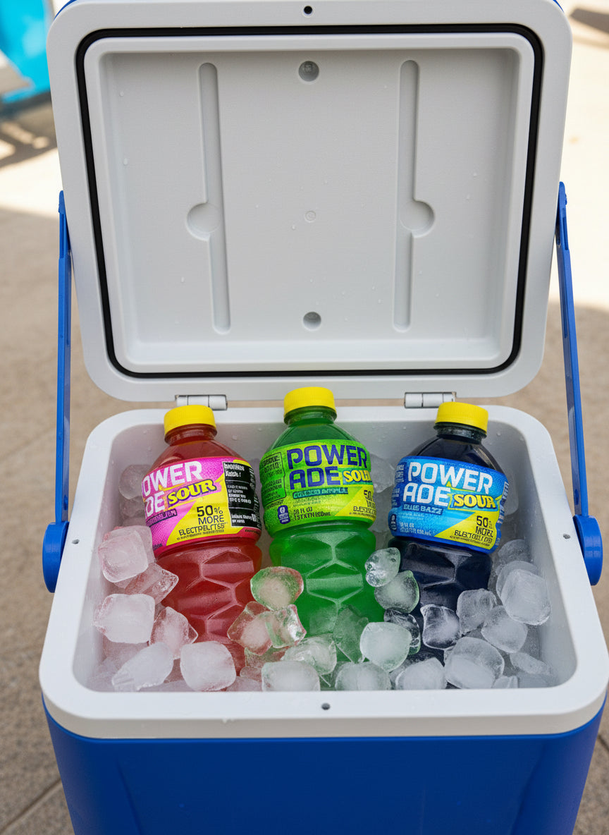 Powerade Green Apple Sour Flavor with Electrolytes