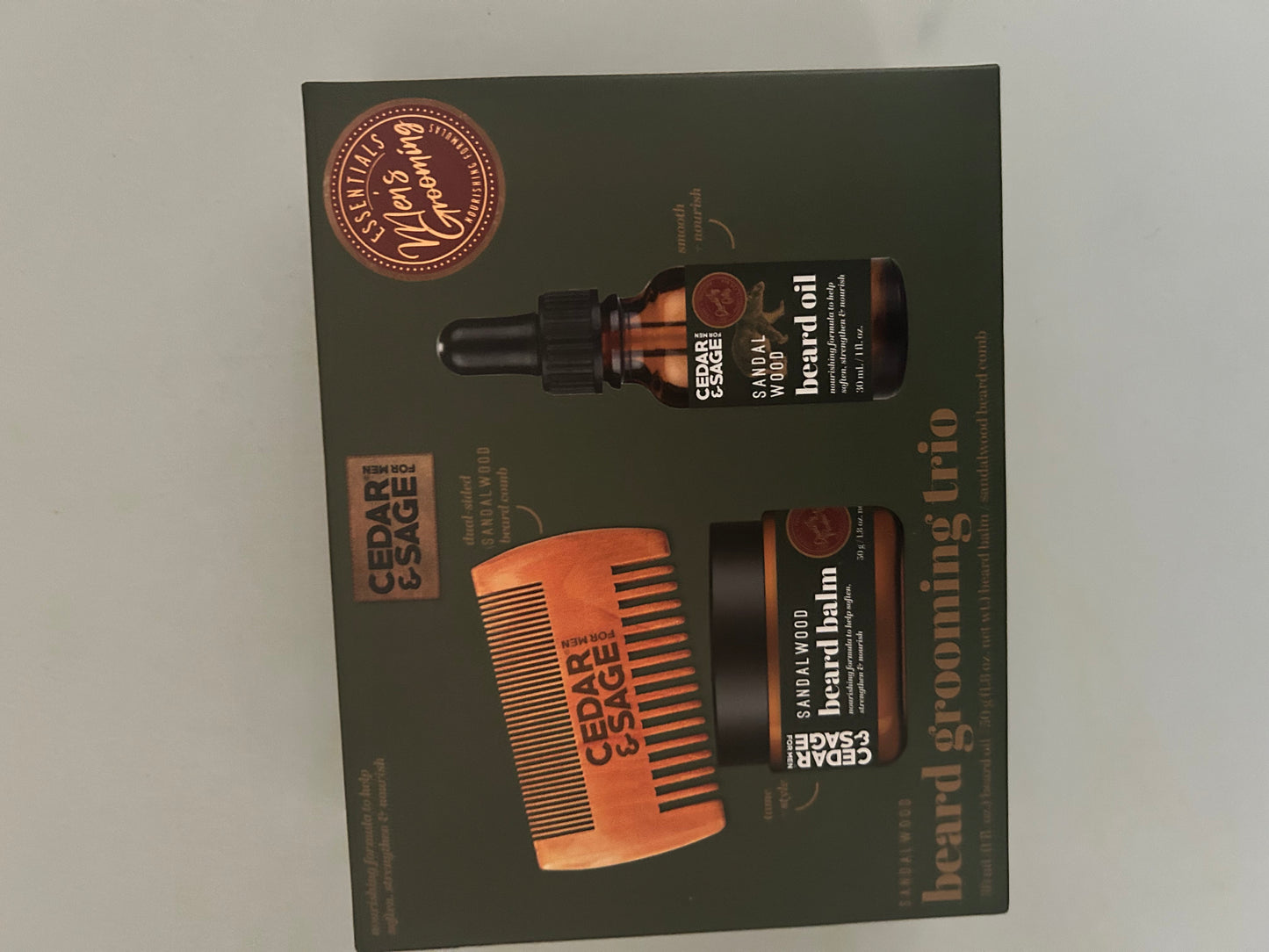 Cedar & Sage for Him Men’s Grooming Kit