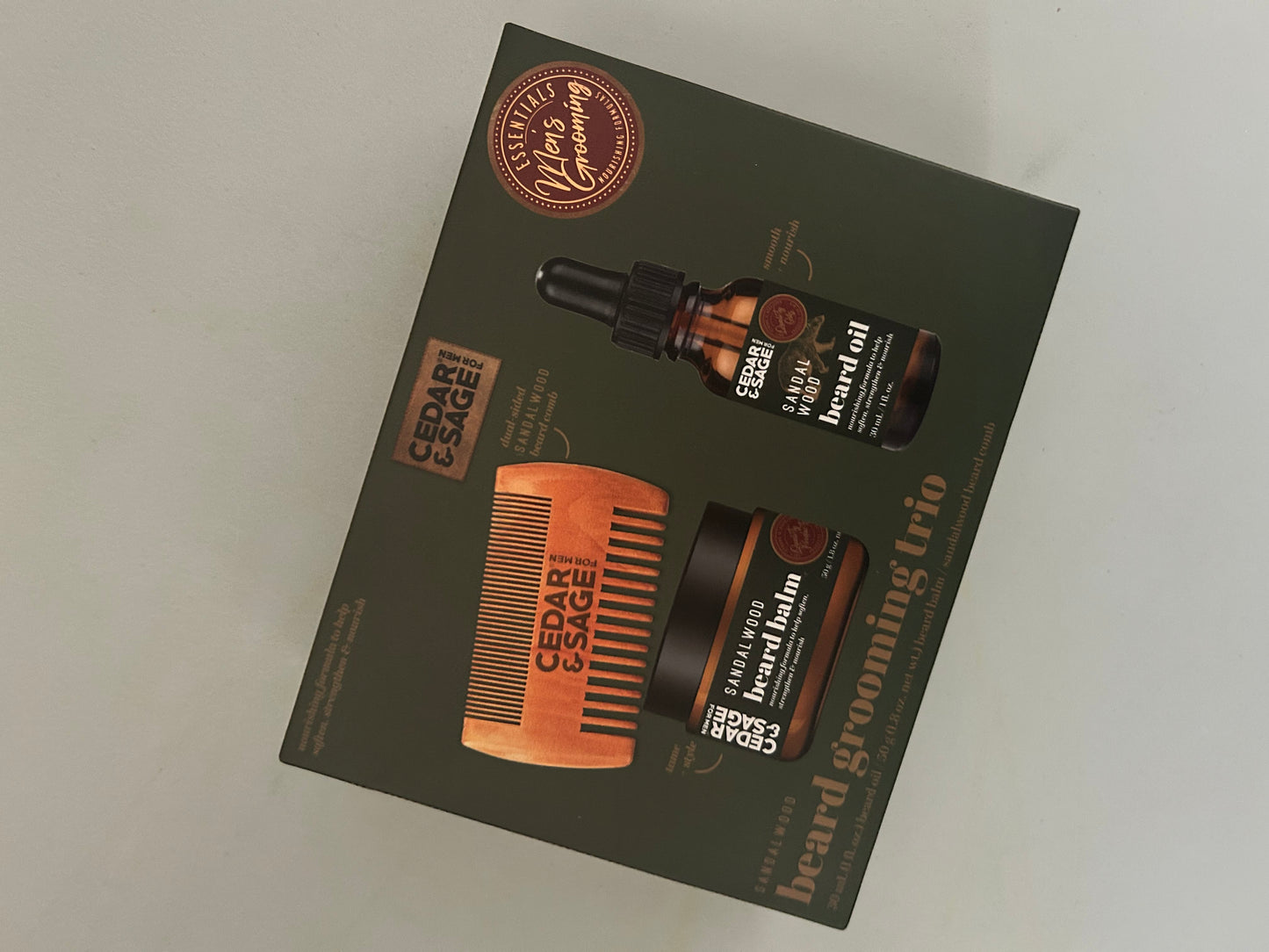 Cedar & Sage for Him Men’s Grooming Kit