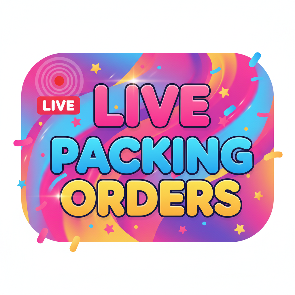 LIVESTREAM PACKING ON      TIKTOK LIVE