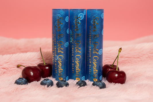 Nikki’s Treat’s Blueberry Crush Lip Glaze (Blue Top)