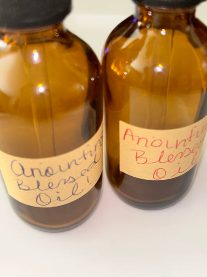 Large Anointed Healing Blessed Oil 2ounze