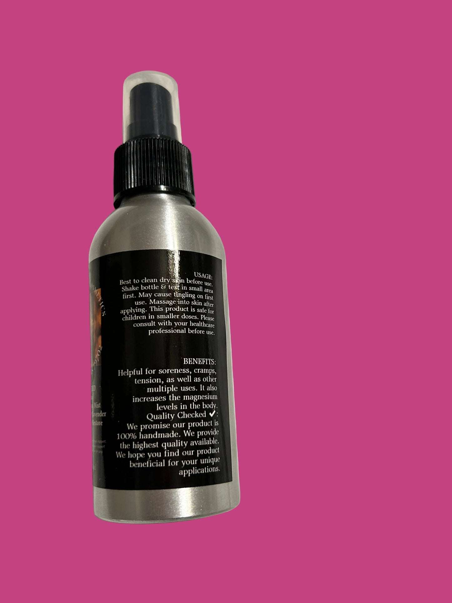 Hand-Crafted Magnesium Spray Mist
