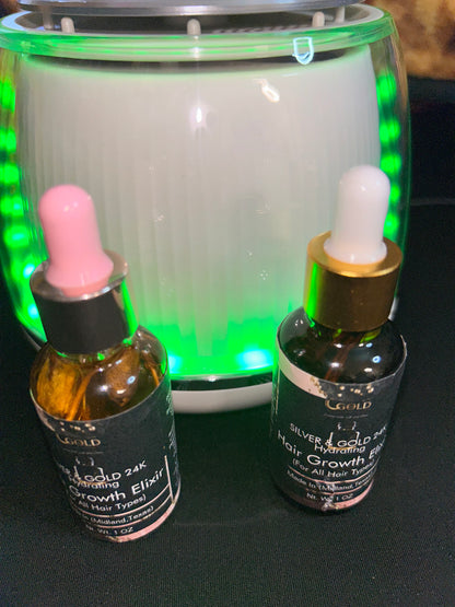 Silver & Gold 24K Hair Growth Elixir- Regular Strength