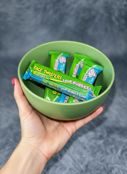 ADD-ONNS Face Twisters Sour Bubble Gum STRAWBERRY or GREEN APPLE