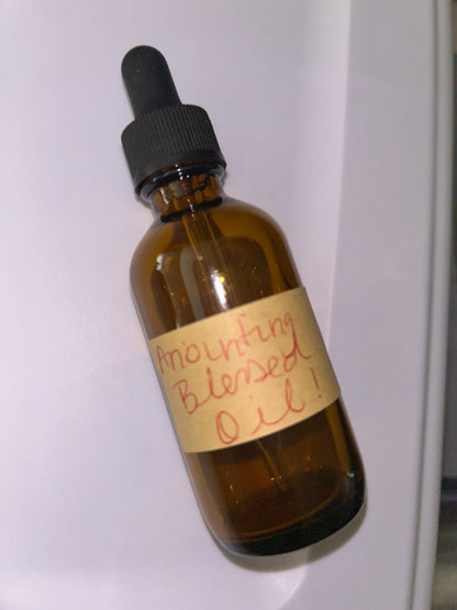 Large Anointed Healing Blessed Oil 2ounze