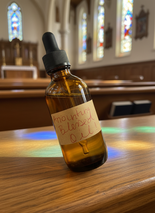 Large Anointed Healing Blessed Oil 2oz New