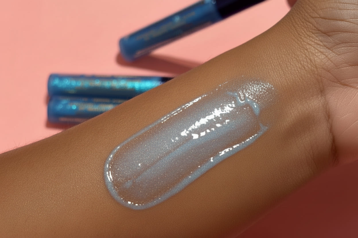 Nikki’s Treat’s Blueberry Crush Lip Glaze (Blue Top)