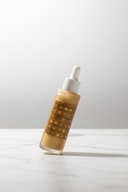 NEW Body Gloss Serum, Hyaluronic Acid, 24K Gold Shimmer, Cash’Mir Vanilla Dreams Scent • Hydrating