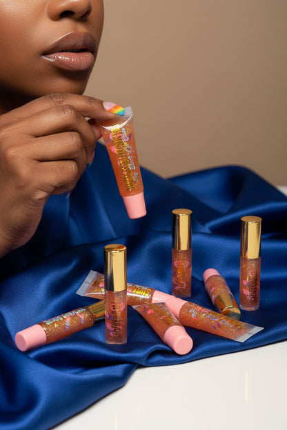 Nikki’s Treat’s Candy Crush Lip Glaze w/Candy Keychain