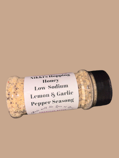 Nikki’s Hopping Honey Lemon and Garlic Pepper Seasoning Blend
