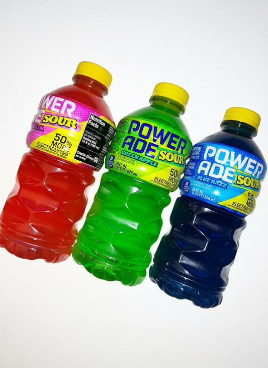Powerade Green Apple Sour Flavor with Electrolytes