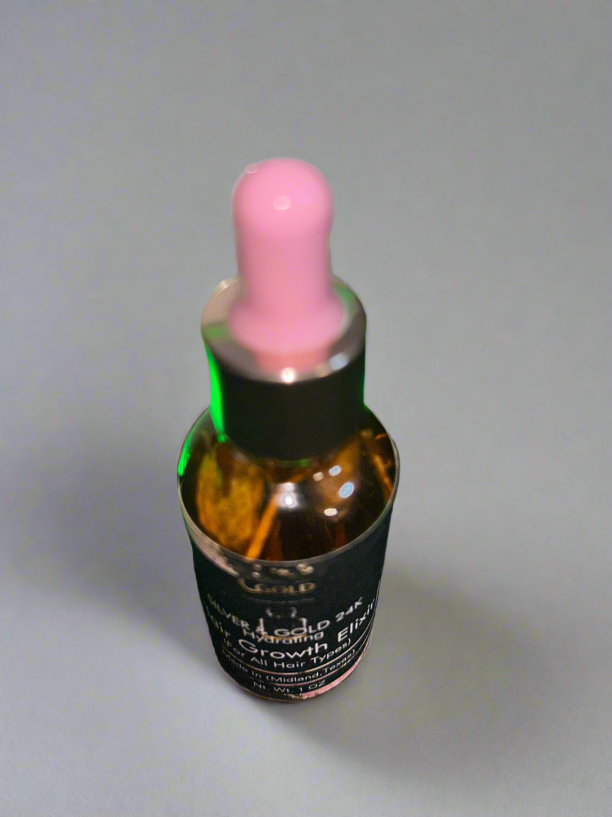 Silver & Gold 24K Hair Growth Elixir- Regular Strength