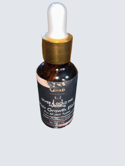 Silver & Gold 24K Hair Growth Elixir- Regular Strength