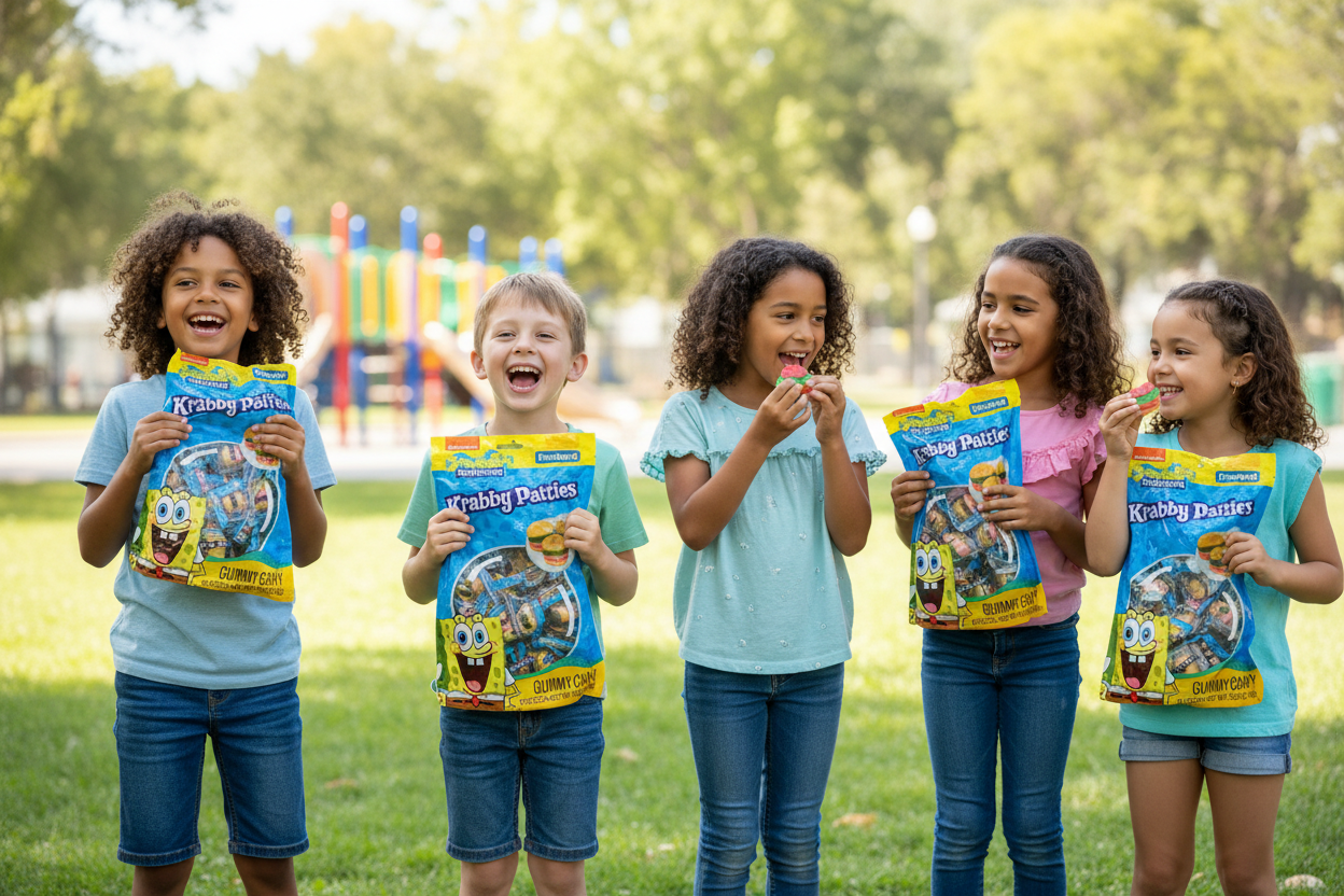 Krabby Patties Gummies Large Package